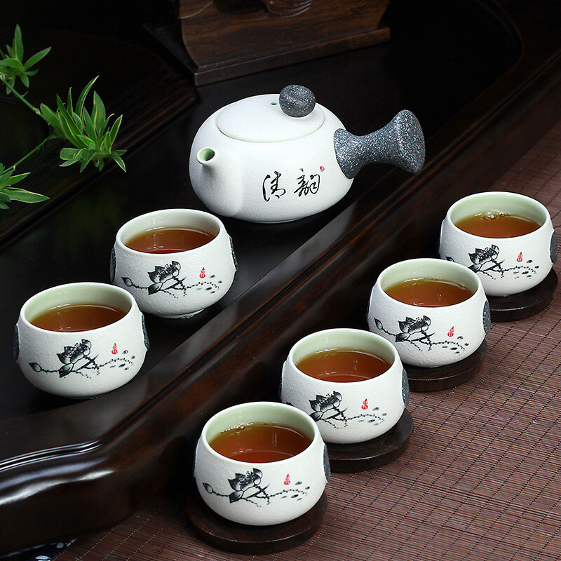 冰清玉洁，茶韵天成——麦格斯创意雪花釉陶瓷功夫茶具套装体验